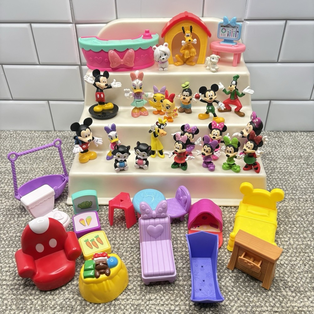 Disney Jr Minnie Mickie Mouse Bow Tel Playhouse Figures Furniture Replacements